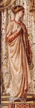  Albert Kunst - weibliche Figur stehend eine Vase weibliche Holding figures Albert Joseph Moore